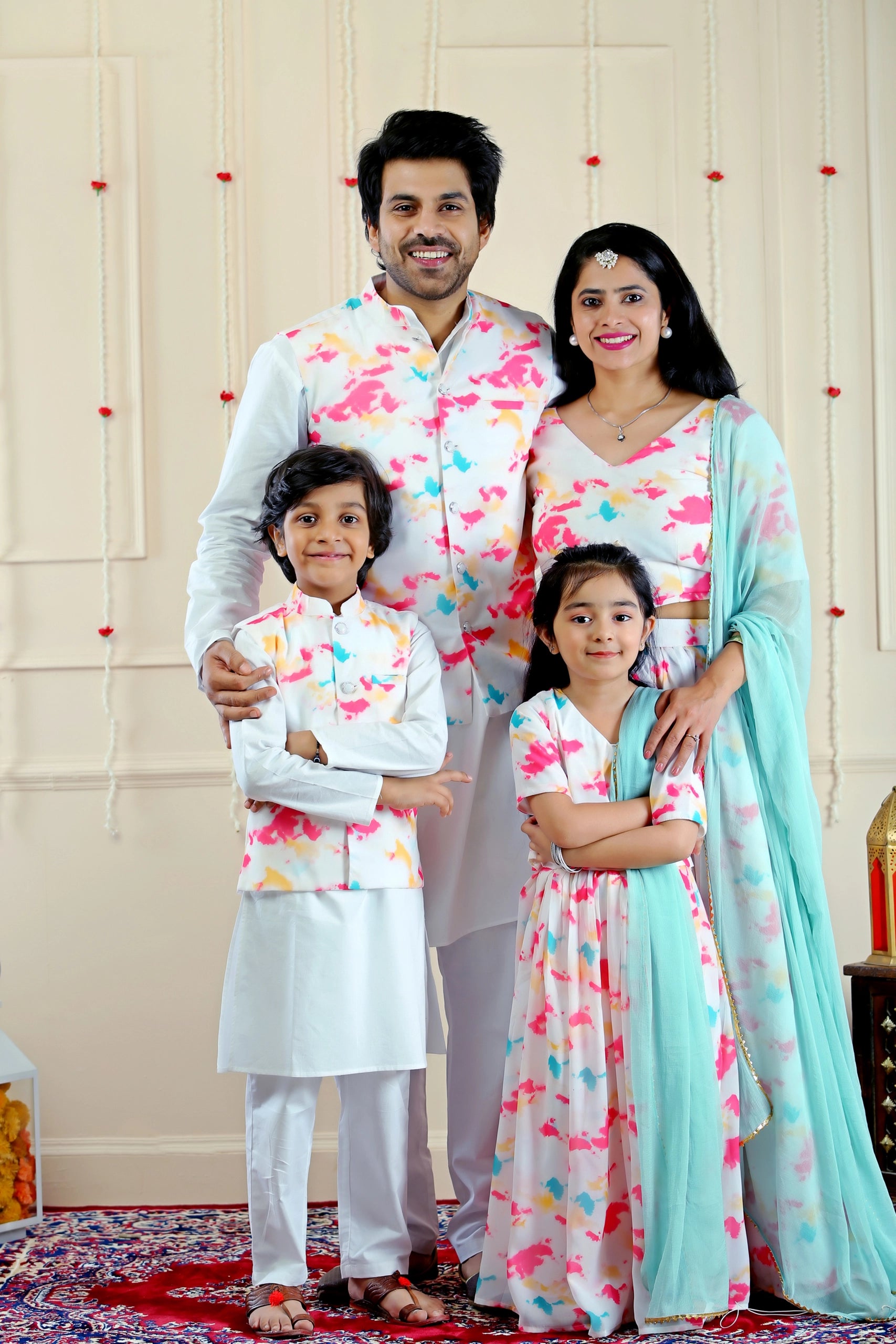 新品CARAMEL jupiter Baby DressPolka Floral Girls Jaquard Dress 16817 | Peppermint