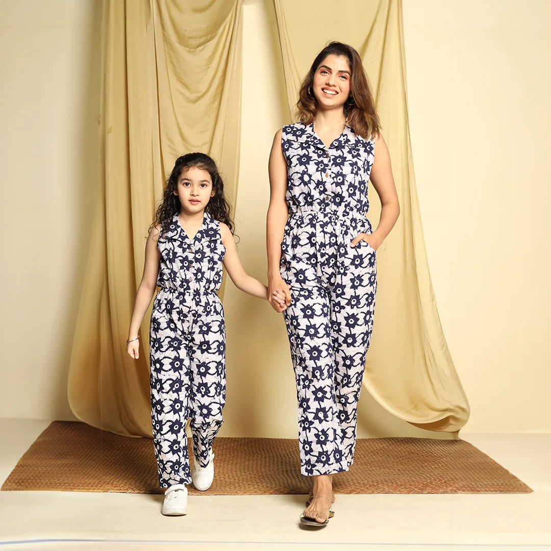 Mother and daughter matching jumpsuits online