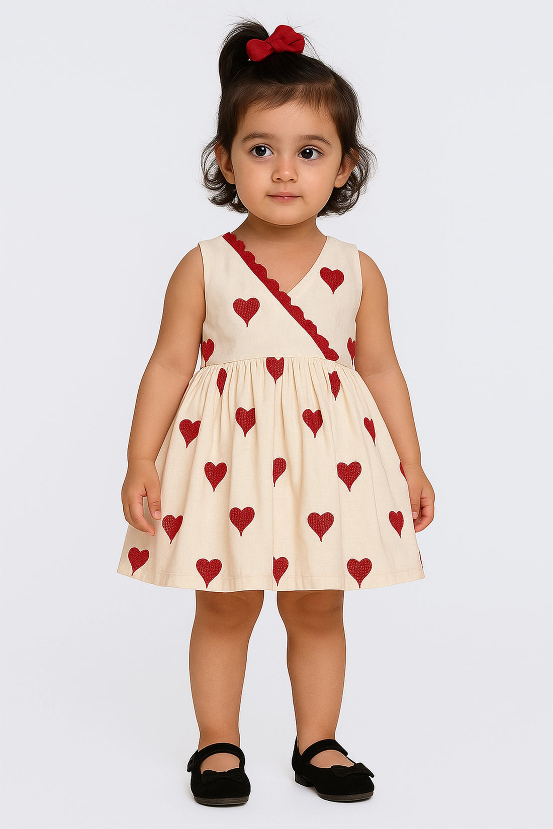 Heart printed Alice Dress