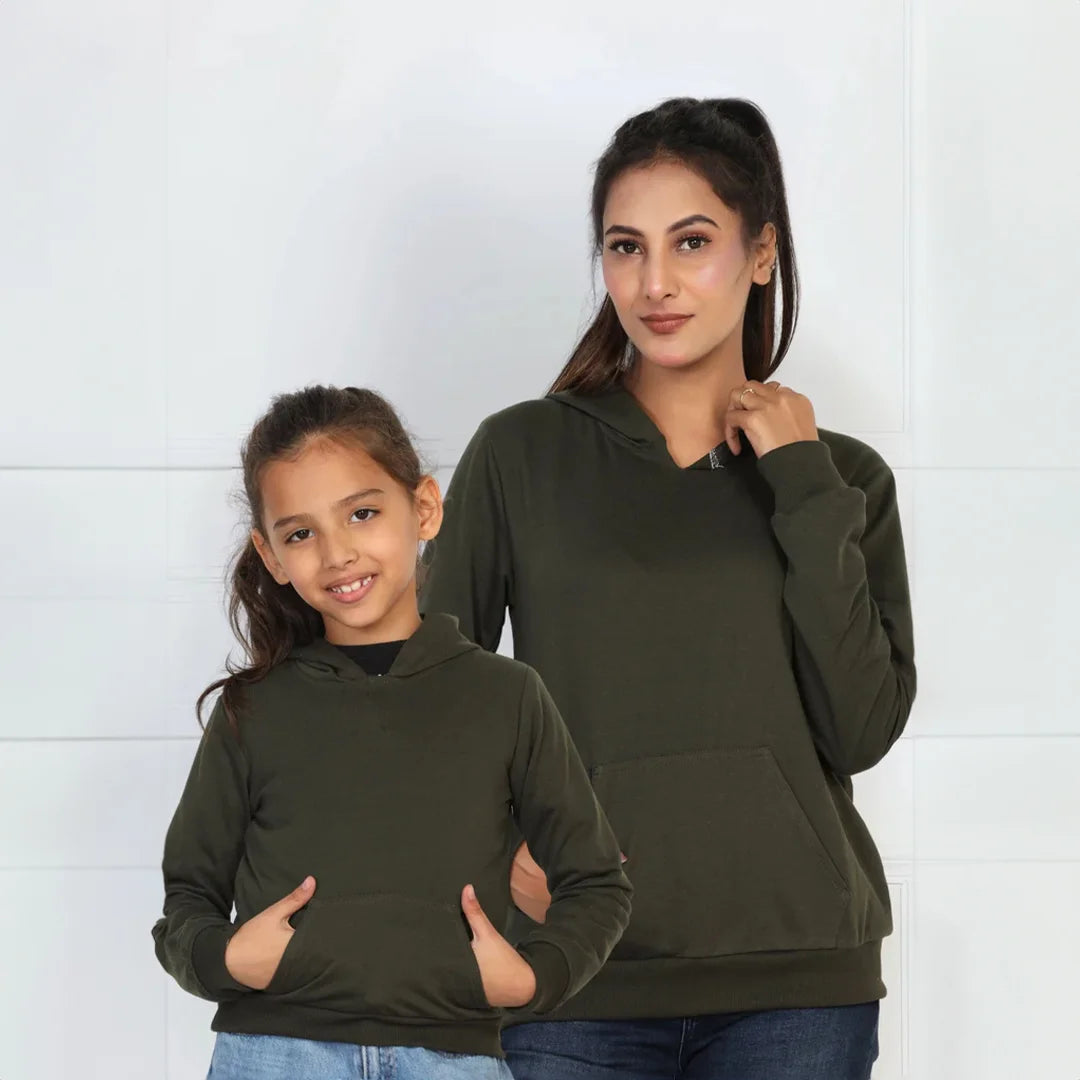 Mother daughter matching hoodies best sale