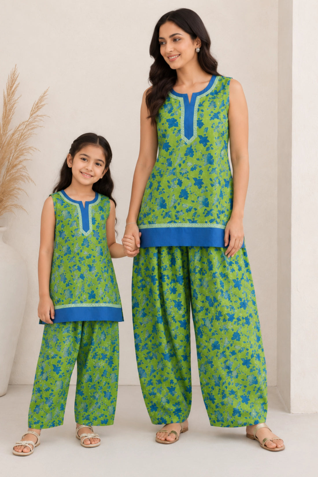 Meadow Blue Mom & Daughter Co-ord Set