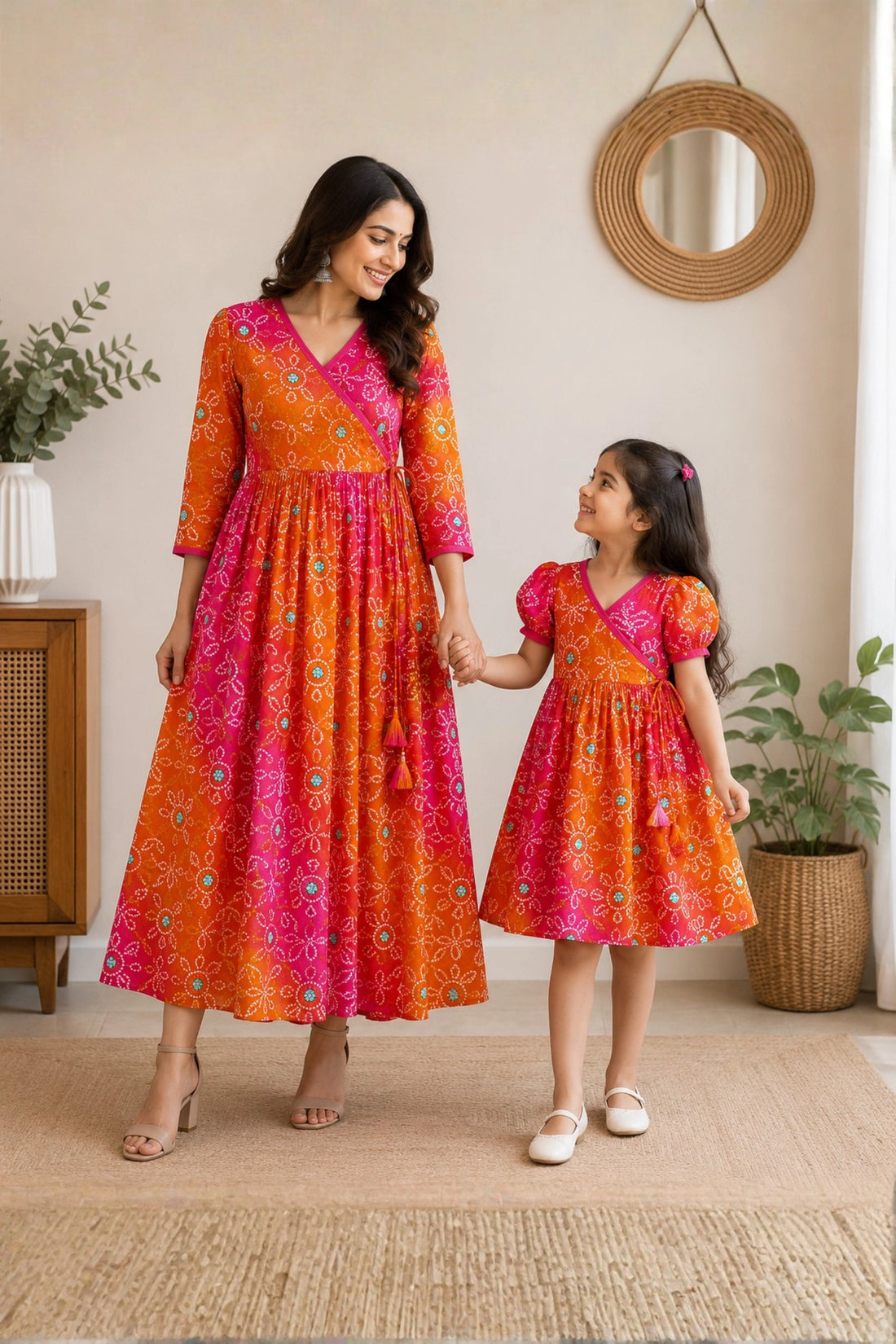 Bandhani Bloom Dress Set