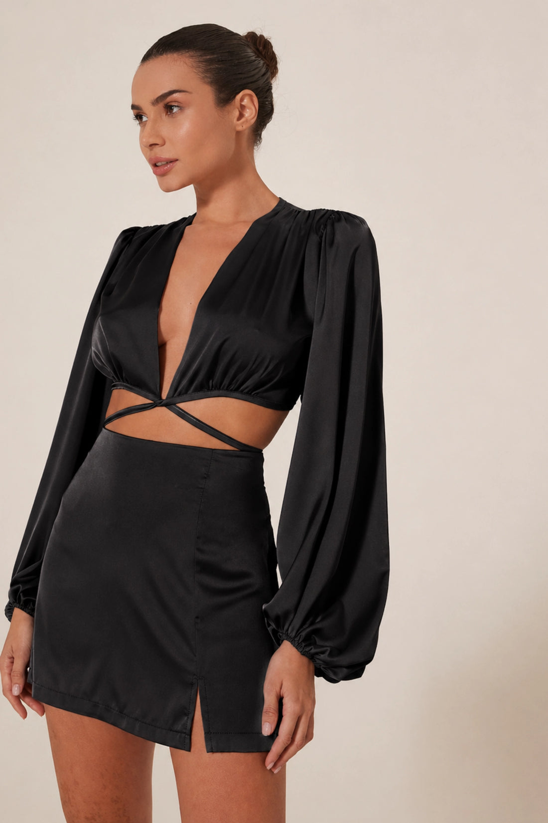 Black Silk Edge Set