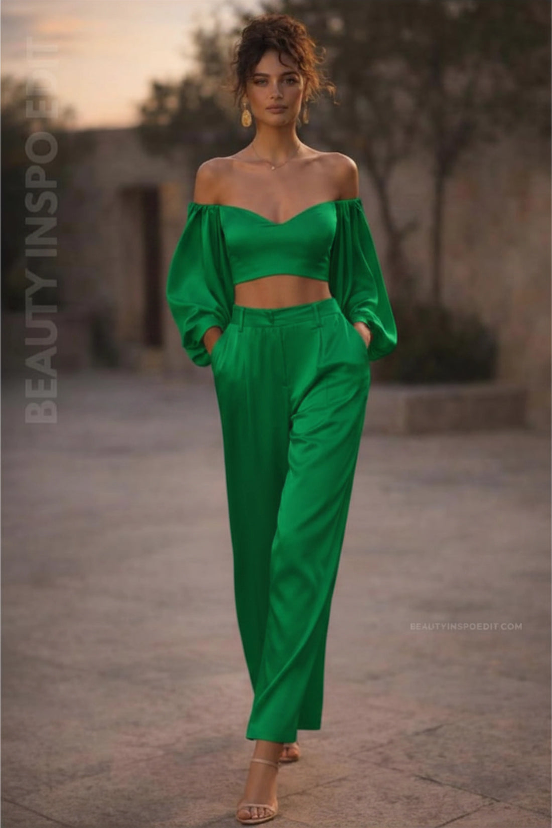 Orlina Co-ord Set – Green