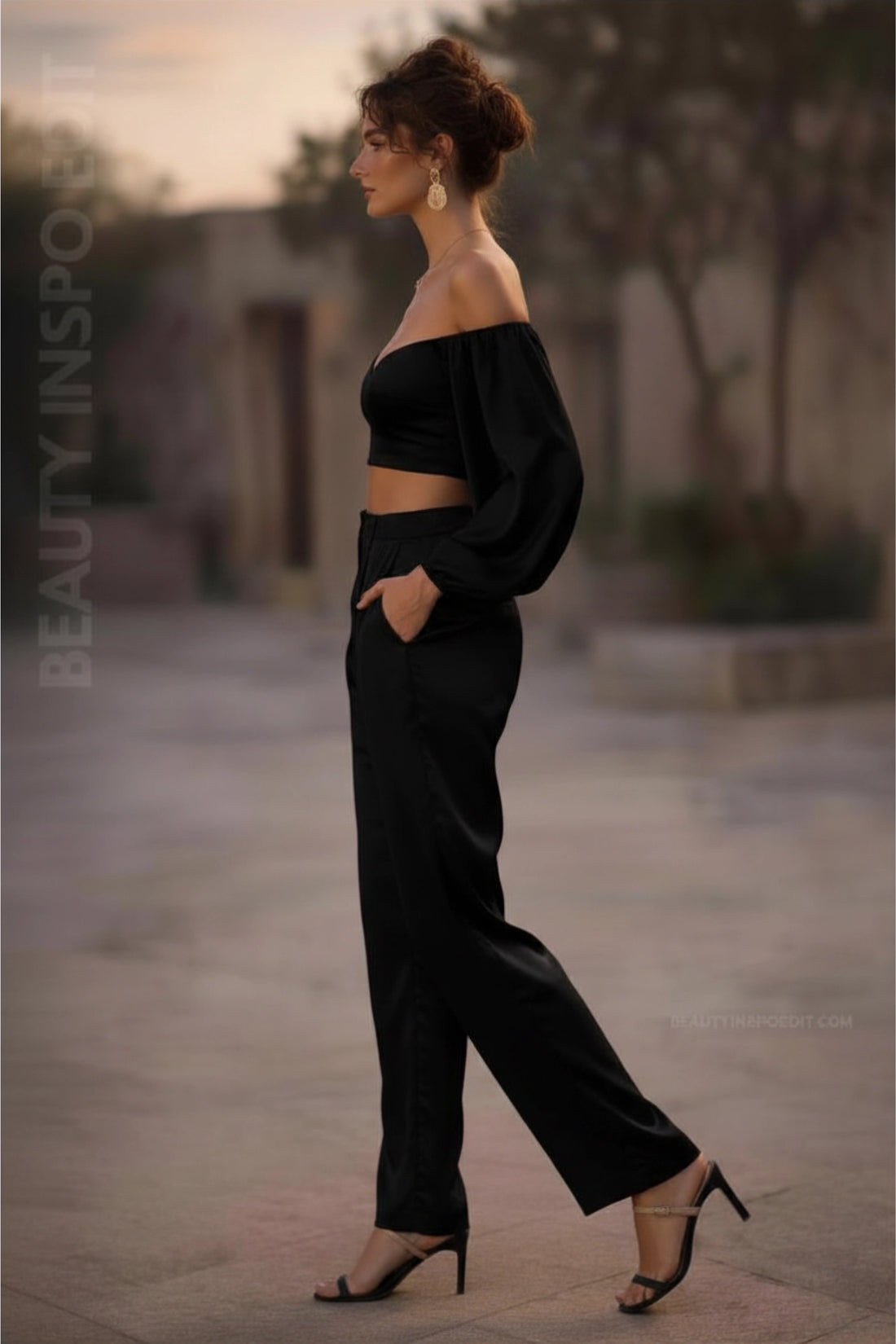 Orlina Co-ord Set – Black