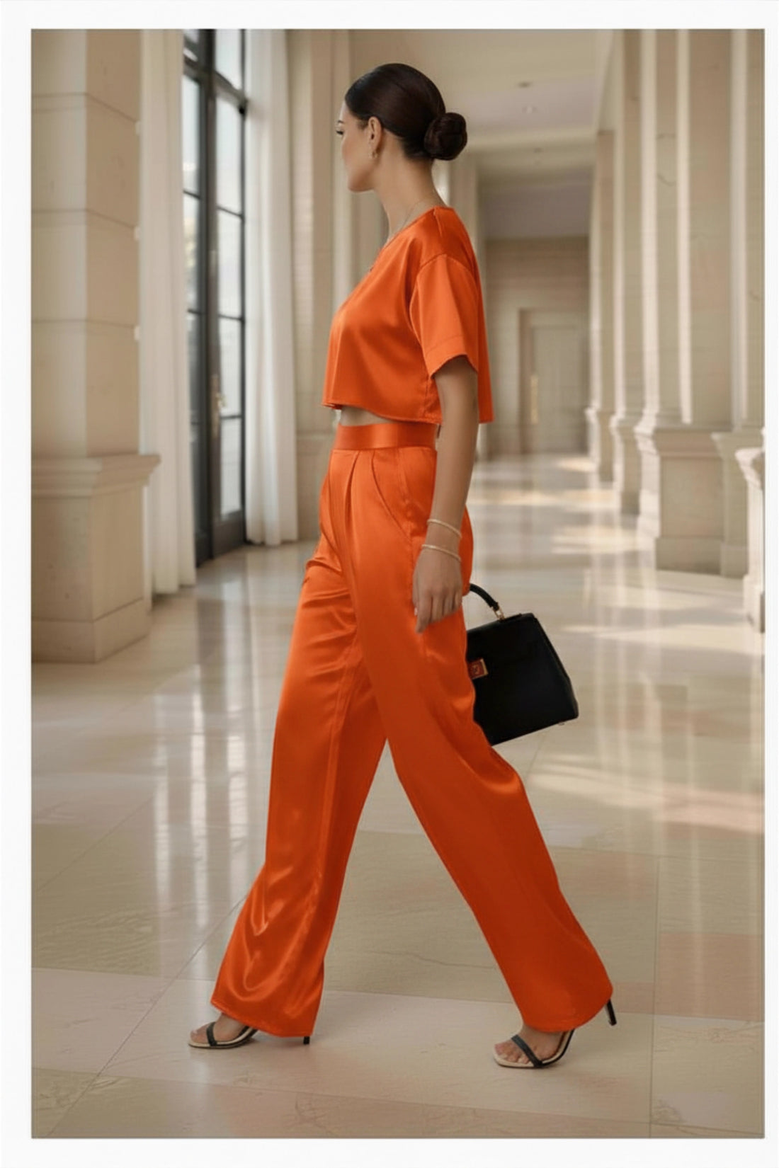 Sleek Muse Set – Tangerine Orange