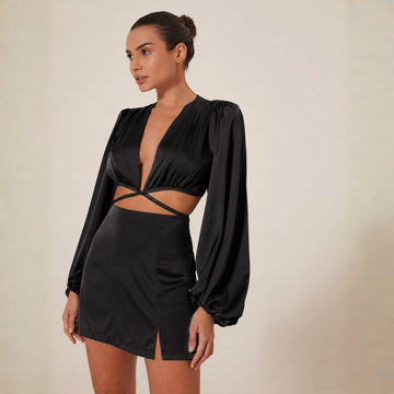 Black Silk Edge Set