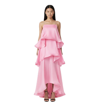 Cascade Luxe Dress – Blush Pink
