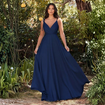 Aurelia Drape Gown – Midnight Navy
