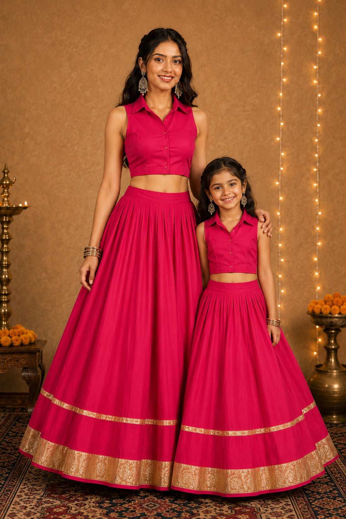 Aarohi Rani Pink Lehenga Set