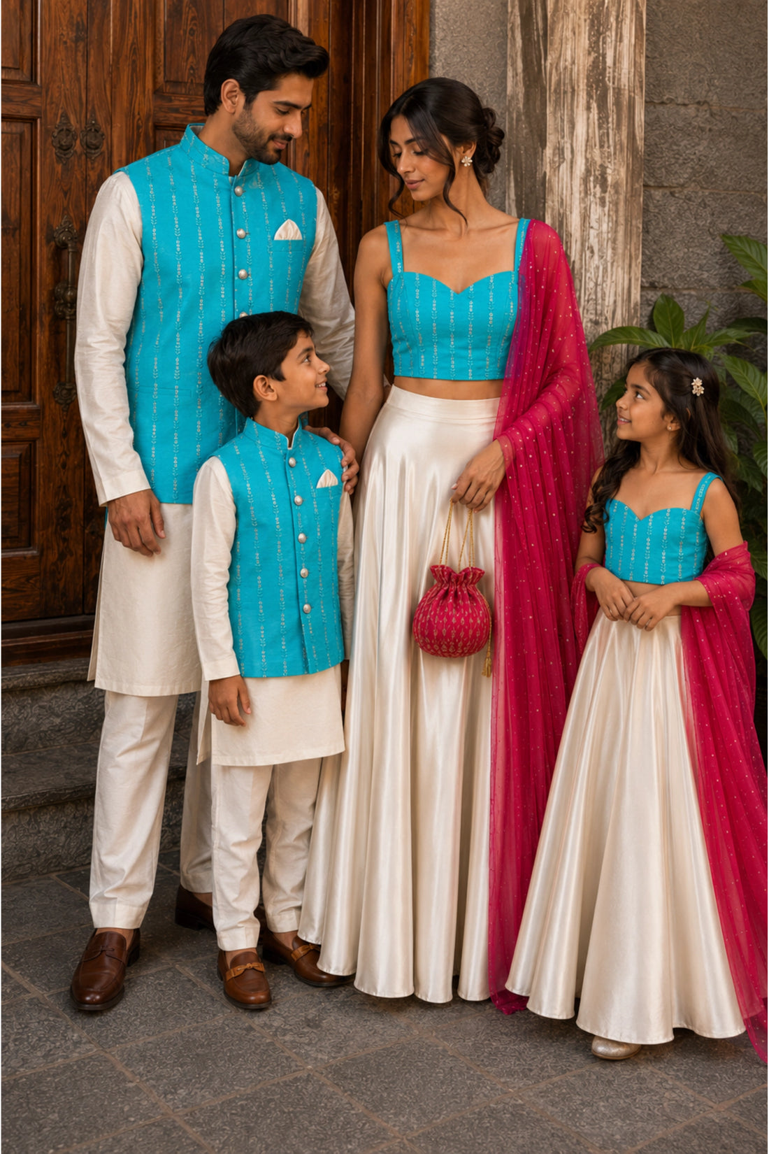 Aqua Sheesh Mahal Family Set
