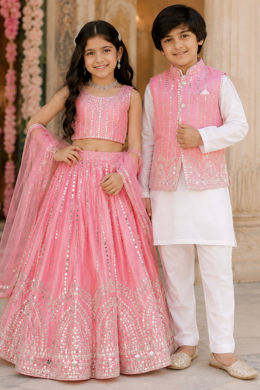 Mishri Pink Twinning Set