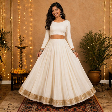 Chaandni Ivory Lehenga Set