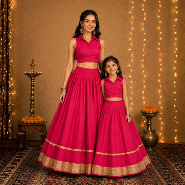 Aarohi Rani Pink Lehenga Set