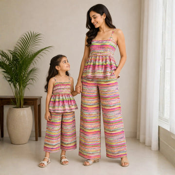 Rainbow Stripe Co-ord Set