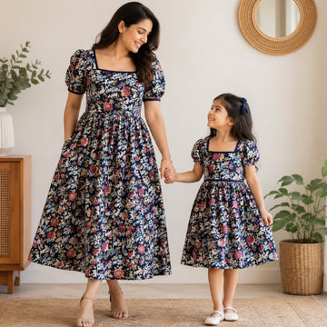 Vintage Navy Bloom Set