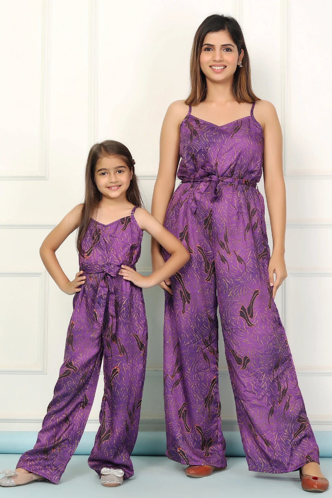 Mom and 2024 daughter matching jumpsuit