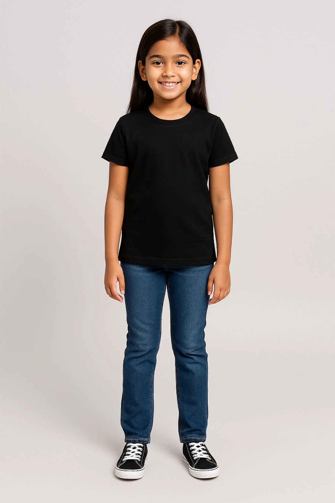 Base Tee – Black For Kids