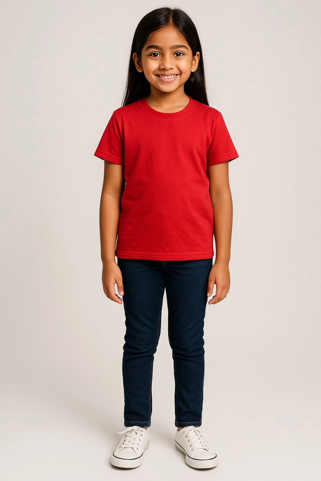 Base Tee – Red For Kids