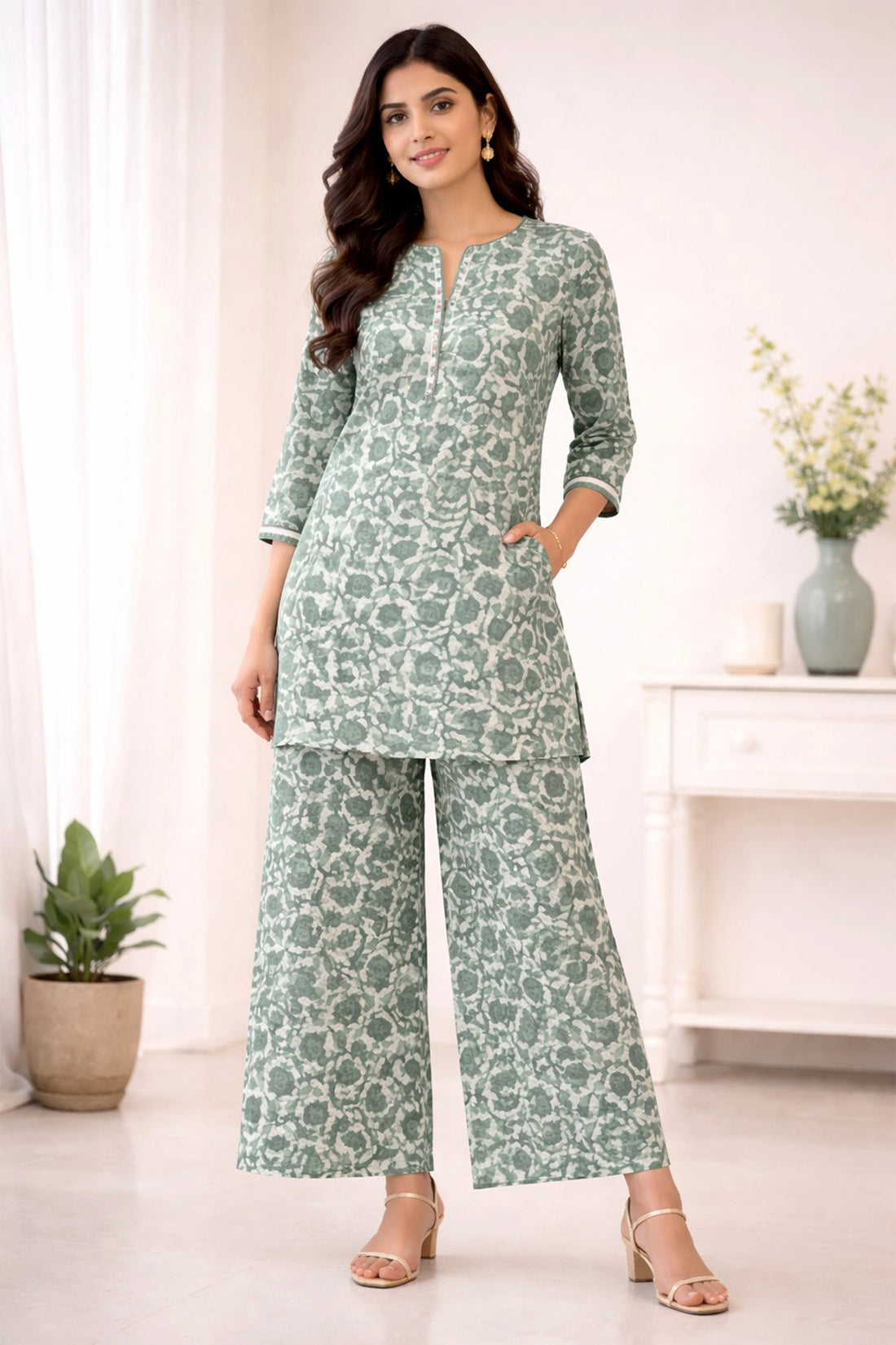 Sage Aafreen Co-ord Set For Women