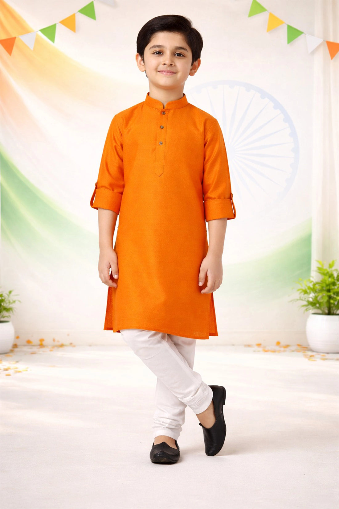 Little Saffron Classic Kurta