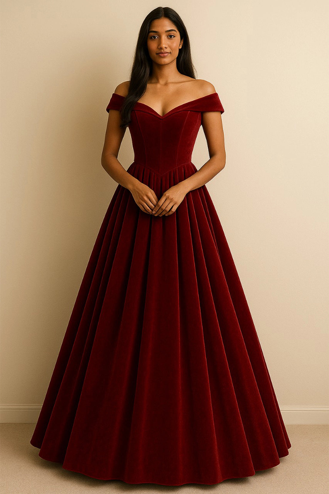 Crimson Royale Gown For Women