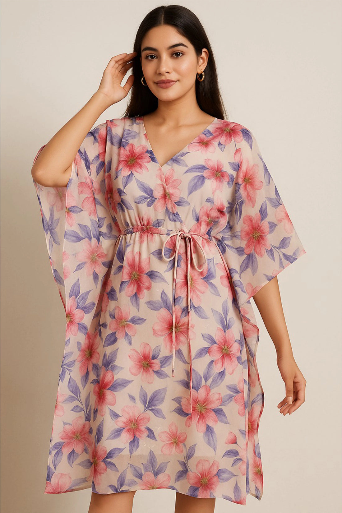 Floral Drift Kaftan