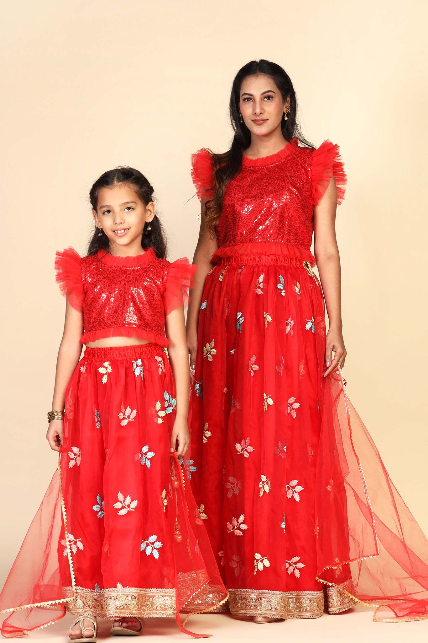 MARCY New Red Pattu Pavadai Tapeta Silk Lehenga Choli for Girl's Dress :  Amazon.in: Fashion
