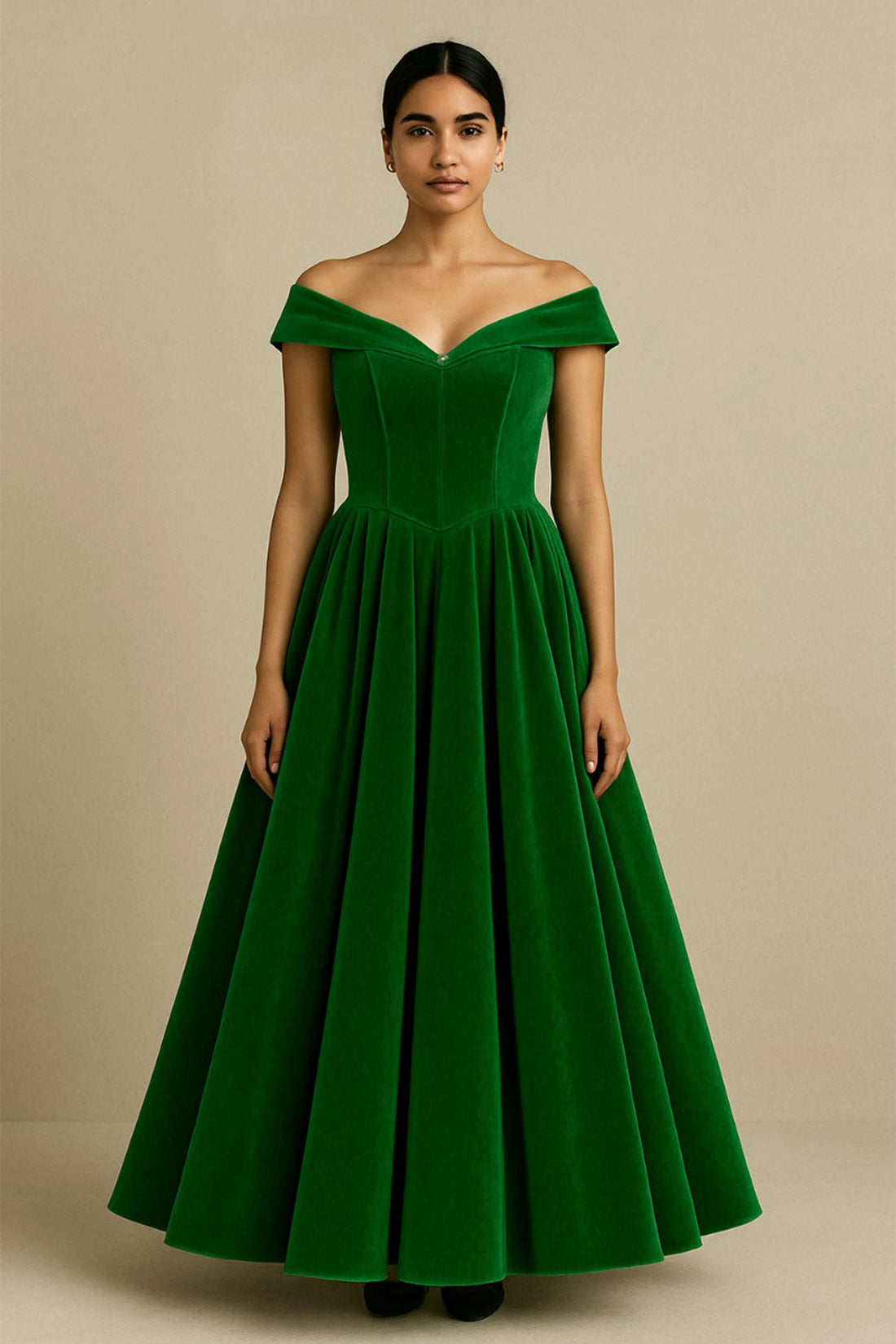 Emerald Enchanté Gown For Women