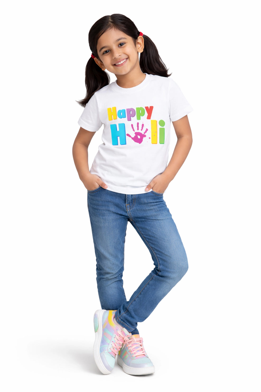 Color Burst Holi  Tee - Girl