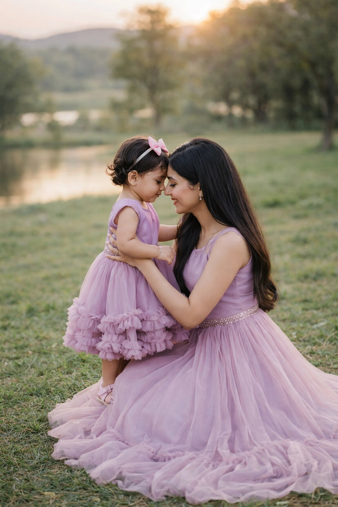 Lilac Whisper – Mom & Daughter Set