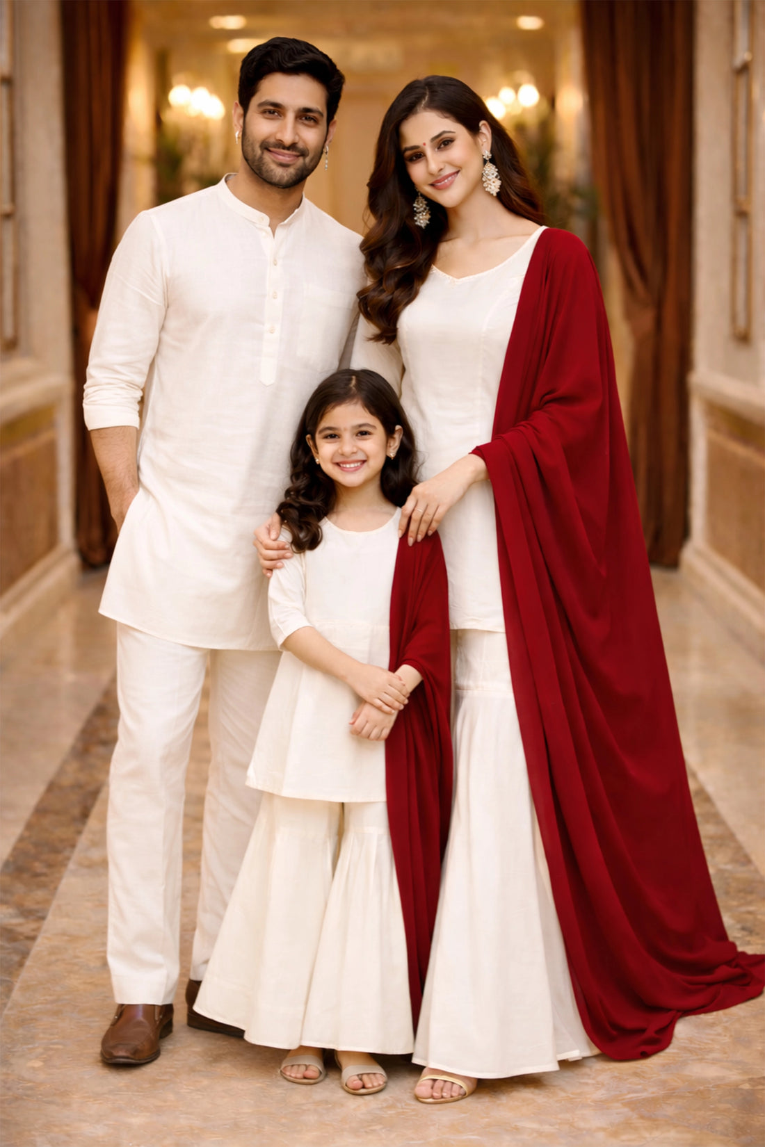 Ivory Noor Family Set