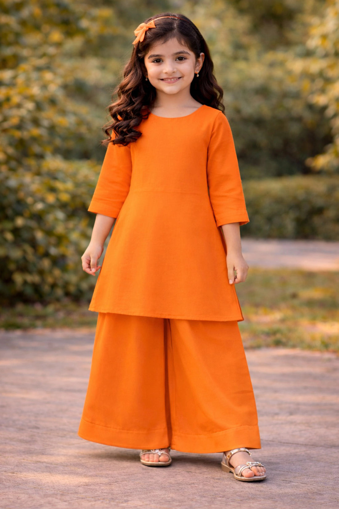 Little Saffron Palazzo Set