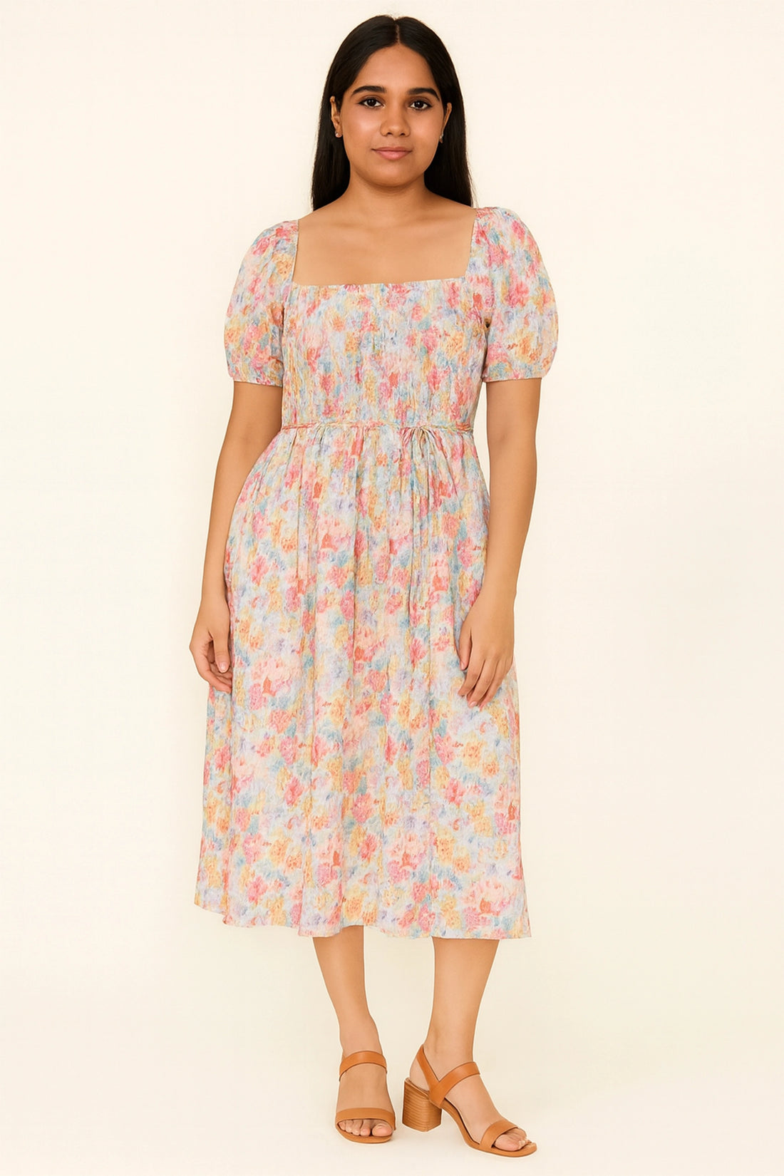 Blossom Mist Smocked Dress