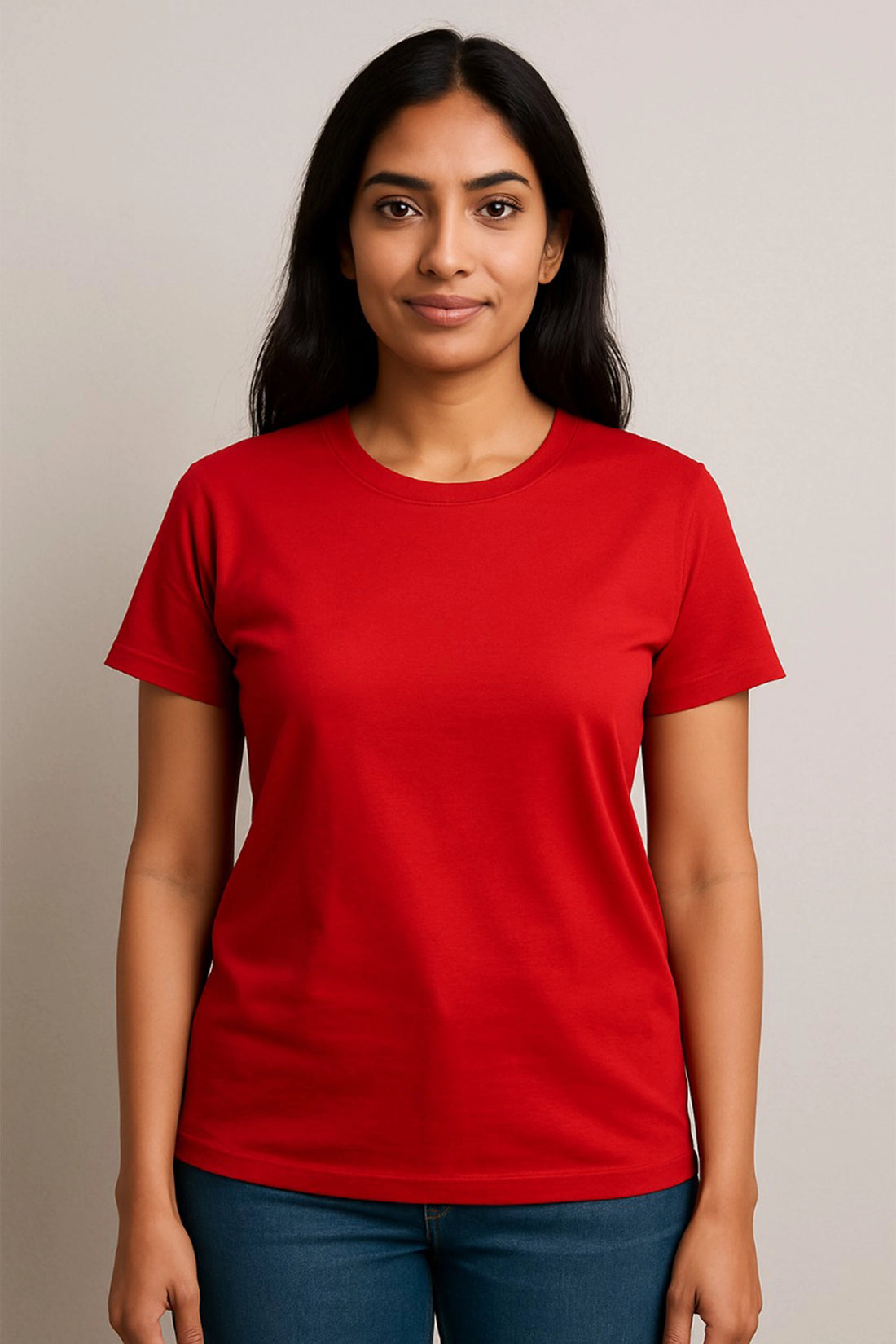 Base Tee – Red For Women
