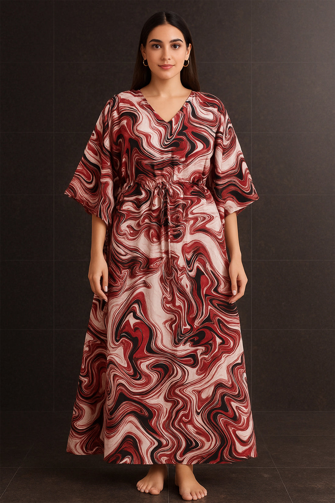Marble Rouge Kaftan