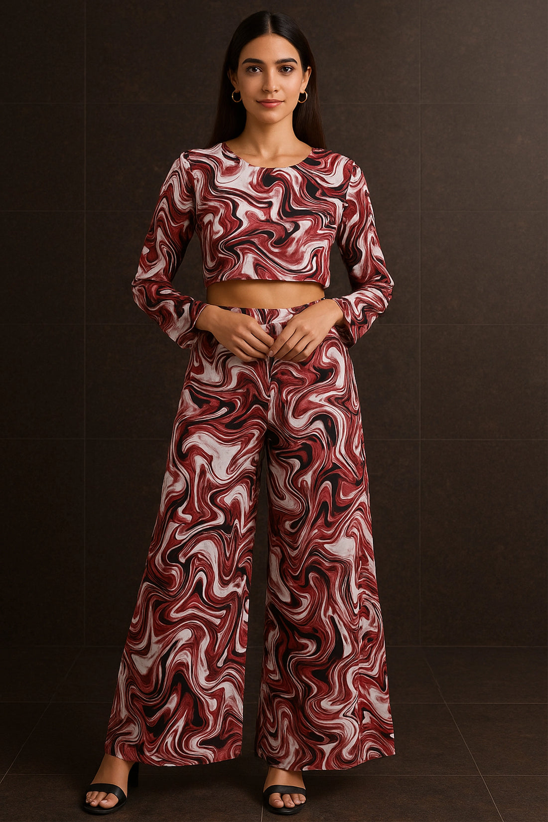 Marble Rouge Co-ord Set