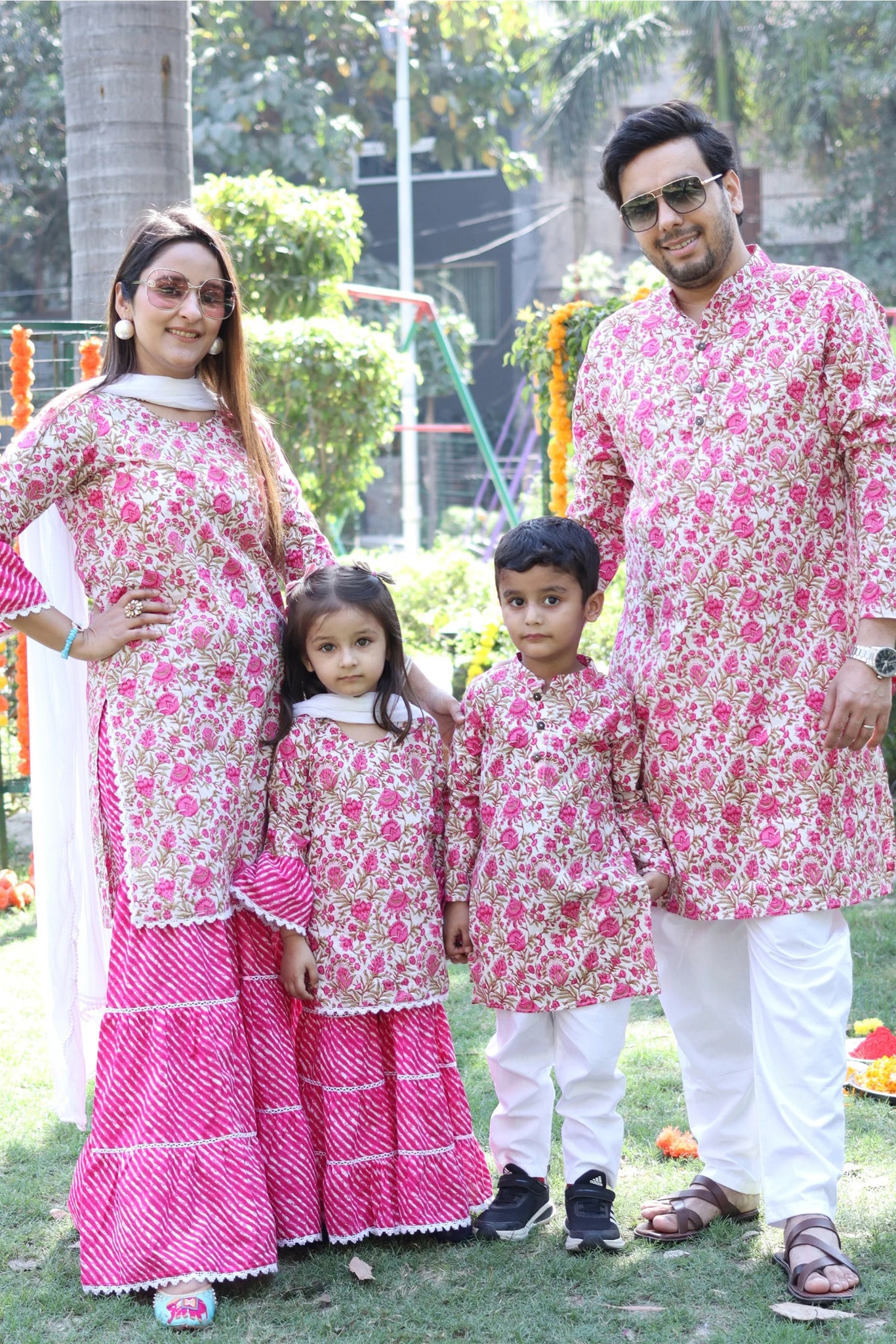 family matching outfits Online | Buy Cream Family Matching Dress Set