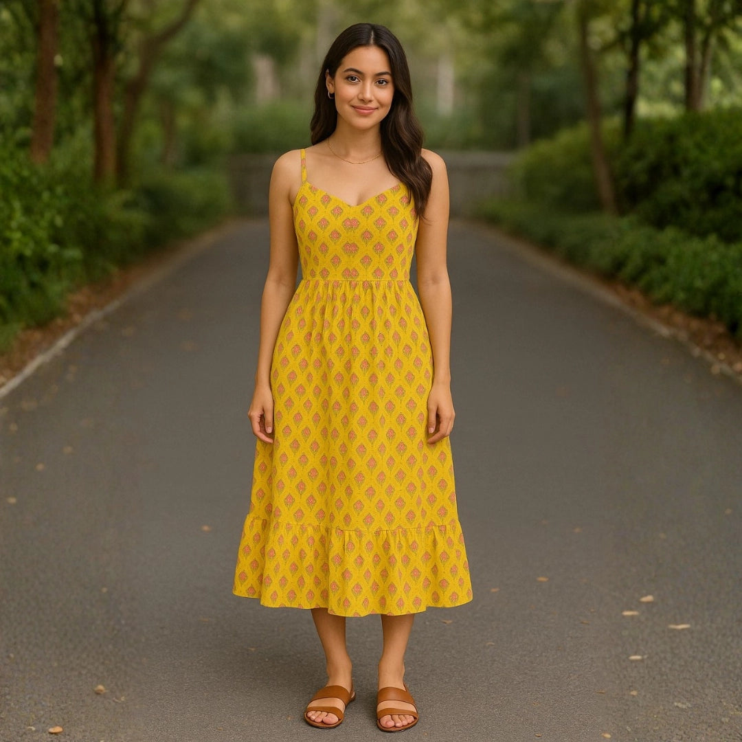 Yellow Breeze Summer Dress