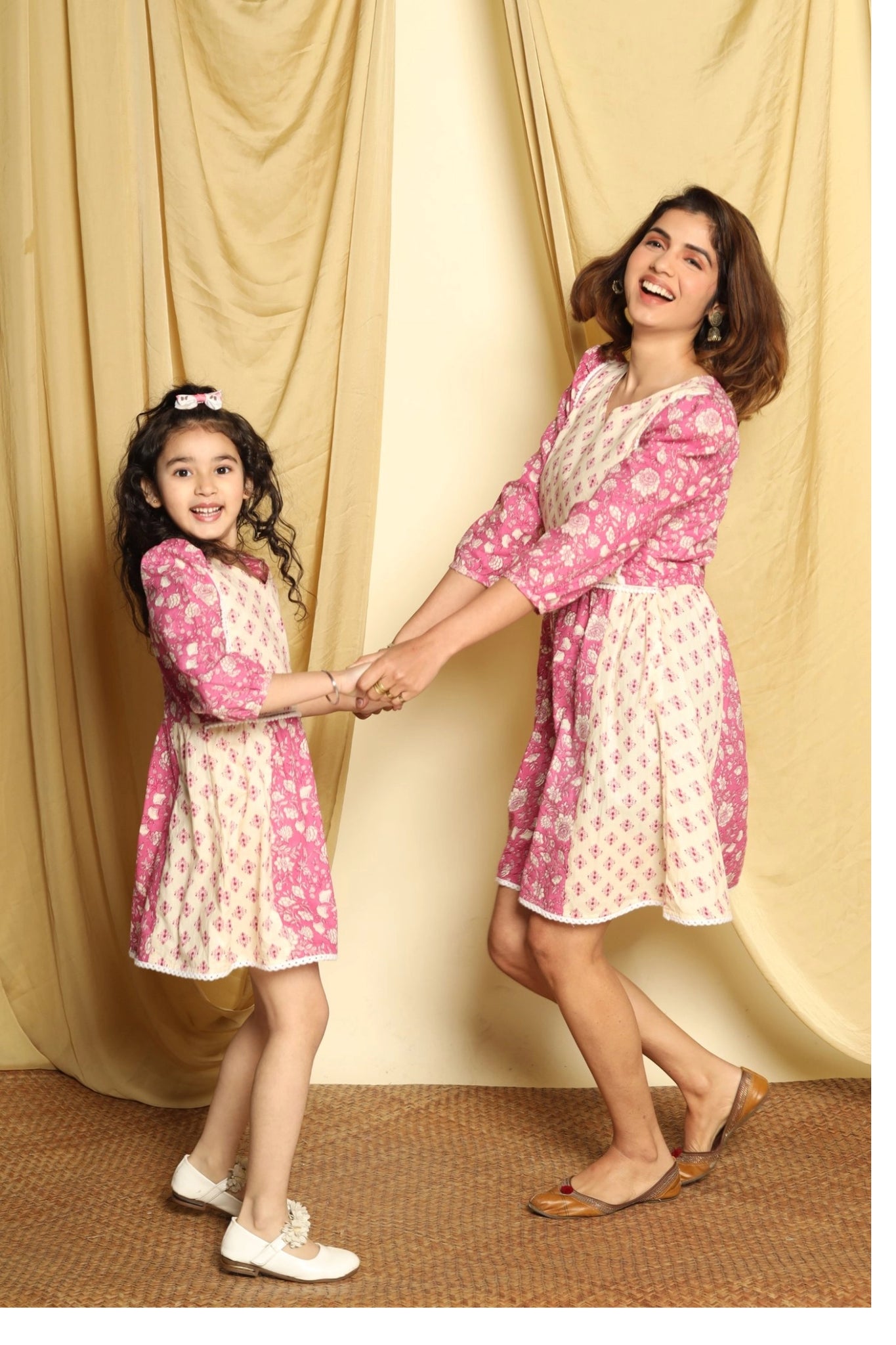 Yellow dress 2025 mom and daughter