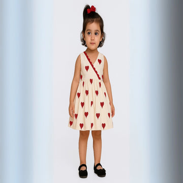Heart printed Alice Dress