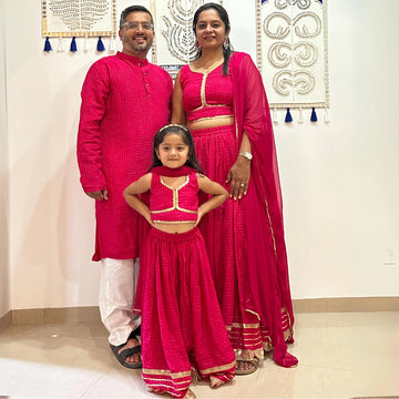 Fuchsia Rutba Family Set