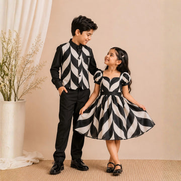 Ebony Wave Sibling Set