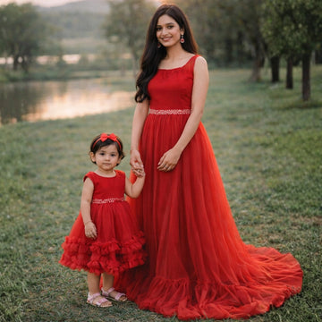 Scarlet Serenade – Mom & Daughter Set