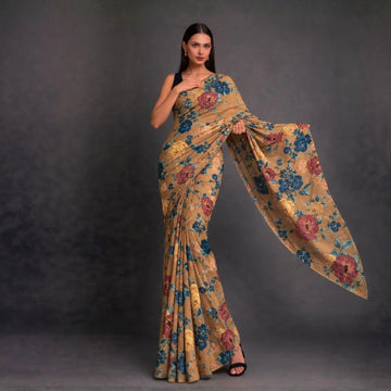 Amber Phoolwari Saree