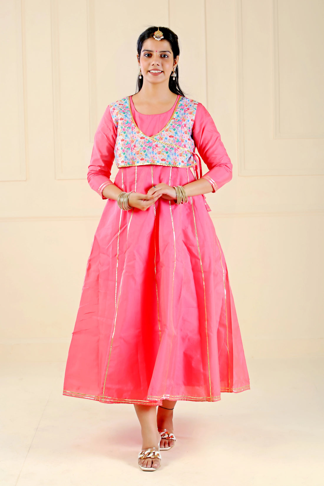 Matching Rouge Hannah Anarkali Suit for Mom and Daughter